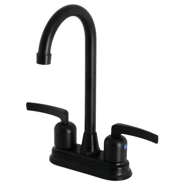 Kingston Brass KB8490EFL Robinet de Bar Centurion, Noir Mat