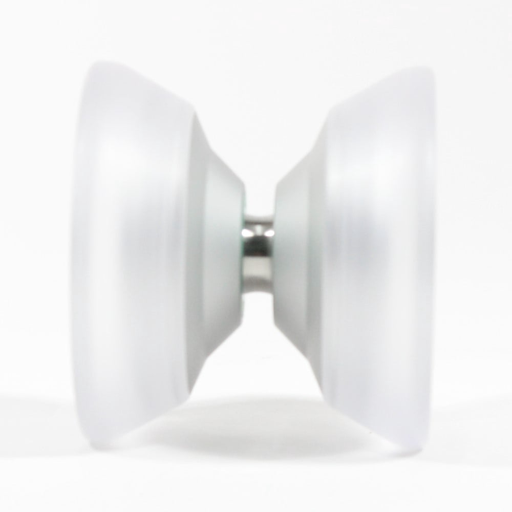 W1LD (Worldwide 1nnovative Leading Design) Wilderness PR Yo-Yo - 6061 Aluminum Yo-Yo with PC Rims (Silver w/Clear PC Rims)