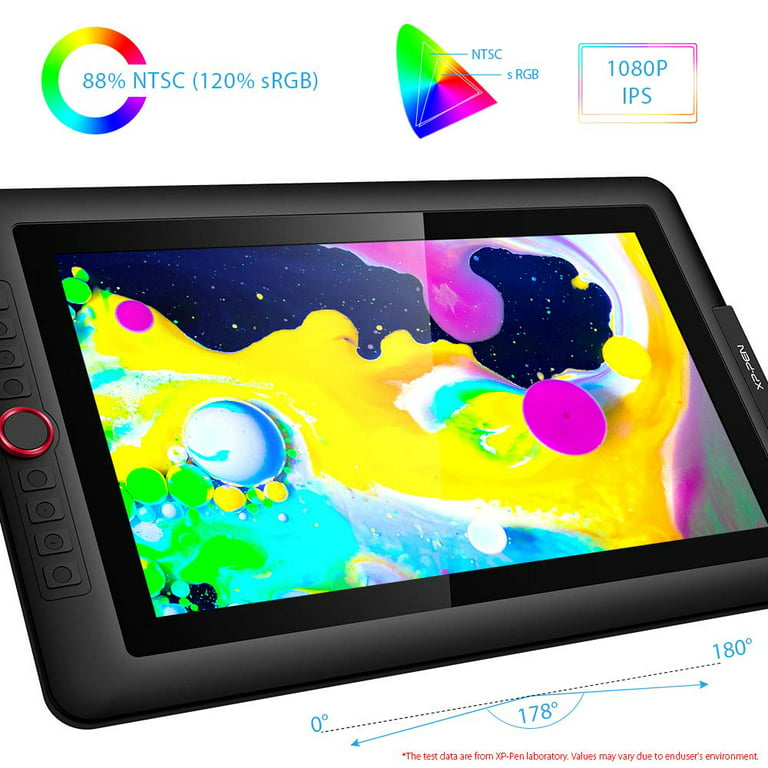 XP PEN Artist 15.6 Pro Graphic Tablet with 1080P Full-Laminated Drawing  Display Eye Protection Screen (8192 Levels Pen Pressure, 120% sRGB)