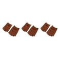 thumbnail image 3 of maskred Gants de Conduite Rétro en Cuir PU pour Hommes Sans Doigts Marron Bouton L 3ensemble, 3 of 6