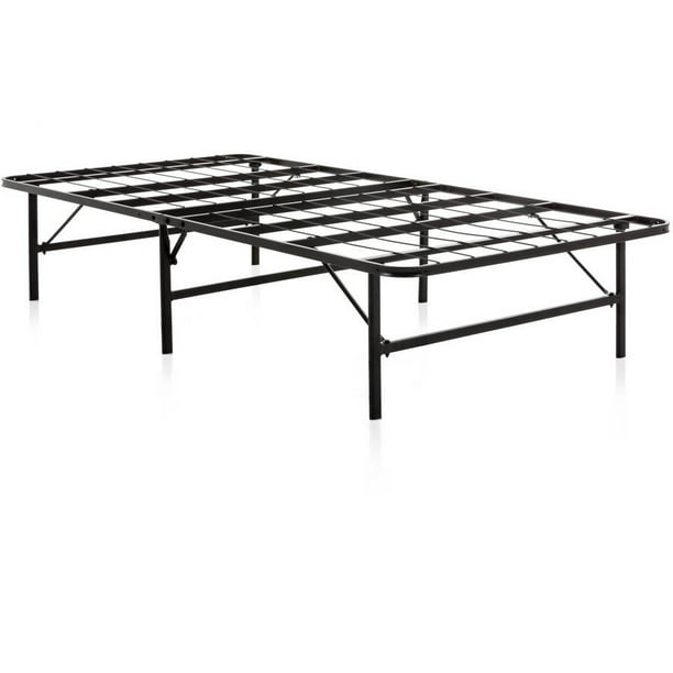 Weekenders Folding Metal Platform Bed, Best Foldable Queen Bed Frame