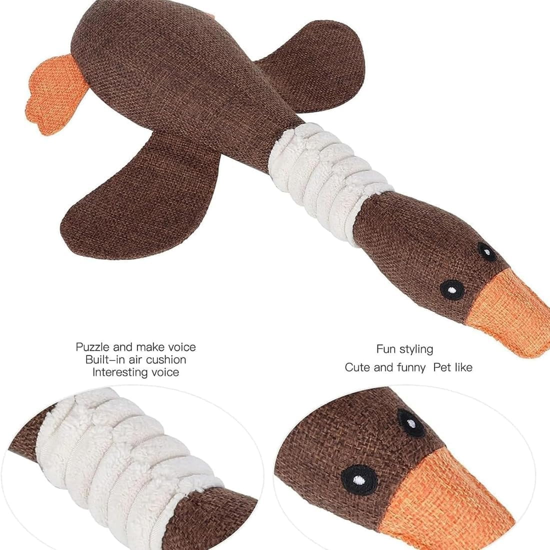 2026 NewRobust Duck for Chewers, Robustduck-Designed for Heavy Chewers, Indestructible Robust Duck Dog Toy, Long-Lasting Stitching for Large Medium Small Dogs (3pcs)