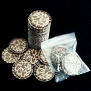 100pcs 1'' Flat Linerless Double Sided Painted Flattened Bottle Caps Craft #30