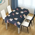 thumbnail image 4 of Yayeee Tablecloths 54" x 54" Rectangle Wrinkle Resistant Party Table Cover, Playful Winter, 4 of 8