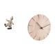 thumbnail image 5 of Figuras de payasos,Estatua de payaso,escultura,adorno de mesa,Colección de estatuillas de payasos adorables,Reloj de pared redondo,Reloj de pared de madera maciza para la decoración de la, 5 of 8