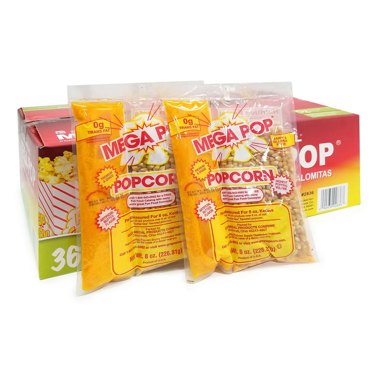 Gold Medal Mega Pop Popcorn Kit (6 oz. kit, 36 ct.) 
