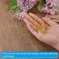 thumbnail image 6 of 200Pcs Gold Plated Ball Head Pins 45mm Wire Head Pins 24 Gauge Brass Head Pins for DIY Craft Jewelry Making, 6 of 7