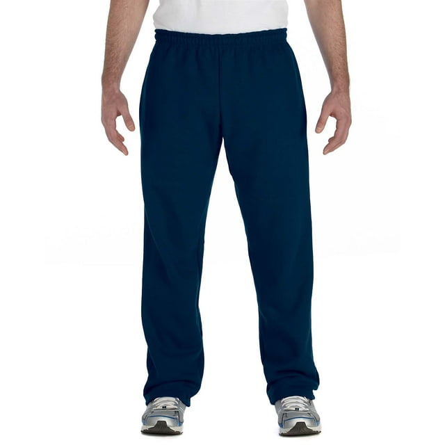 Gildan - Pantalon de Jogging à Bas Ouvert en Mélange Épais