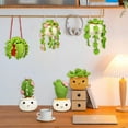 thumbnail image 6 of Crochet Kit for Beginners, Boriyuan Cactus Crochet Starter Set, DIY Hanging Potted Plants Knitting Supplies for Adults, 6 of 8