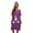 Purple - Dreamy, variant on Just Love Short Sleeve Nightgown Sleep Dress for Women (Aqua - Crazy Life, Small)