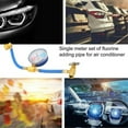 Car Vehicle Air Conditioning Recharge A/C R134A Hose Gas Gauge