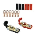 thumbnail image 4 of 2 uds. Conectores de batería, extremos de Cable de batería, conector de abrazadera, rojo, negro, positivo, , buen ajuste de Baoblaze conectores terminales, 4 of 8