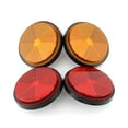 thumbnail image 6 of jiaping 2 Pairs of Round Motorcycle Round Reflectors Motorcycle ATV Dirt Bike Reflectors, 6 of 8