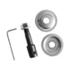 thumbnail image 3 of Eje de muela abrasiva Eje de extensión de amoladora Motor de pulido de acero Adaptador de eje para muela abrasiva Rueda de fibra Rueda de tela Rueda 5mm 85g, 3 of 8