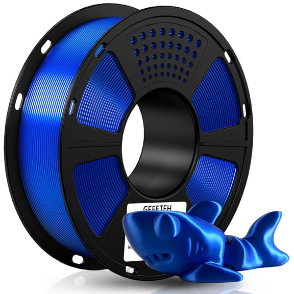 GEEETECH 3D Printer silky Royal blue PLA Filament 1.75mm 1kg Spool (2.2lbs),Dimensional Accuracy /- 0.03mm