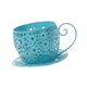 thumbnail image 5 of Maceta decorativa hierro para jardín, maceta artística metal con forma taza café, para restaurante, mesa jardín, regalo., 5 of 9