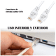 thumbnail image 3 of Cable Ethernet Red Bloosom Lan 20m Reforzado Cat6 Internet Consola Blanco, 3 of 4