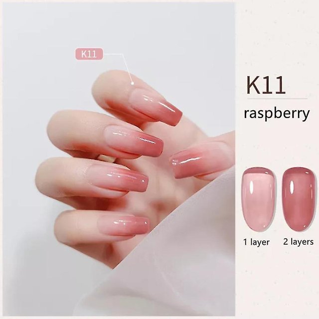 Esmalte de uñas en gel translúcido de 8 ml para salón de uñas DIY