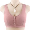 thumbnail image 2 of Birdeem Casual Sexy Front Button Shaping Cup Shoulder Strap Underwire Bra Plus Size Extra-Elastic Wirefree, 2 of 12