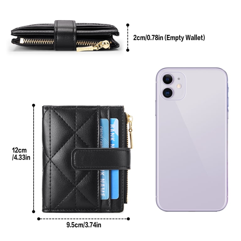 Small Leather Bifold Wallet with RFID Blocking photo 6