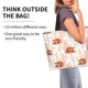 thumbnail image 2 of Fotbe Cute Sleepy Fox Bolsa Tote Estética de Lona con Estampado para Mujer - Bolsa Reutilizable de Hombro Casual para Vacaciones, Compras, Trabajo y Gimnasio, 2 of 8