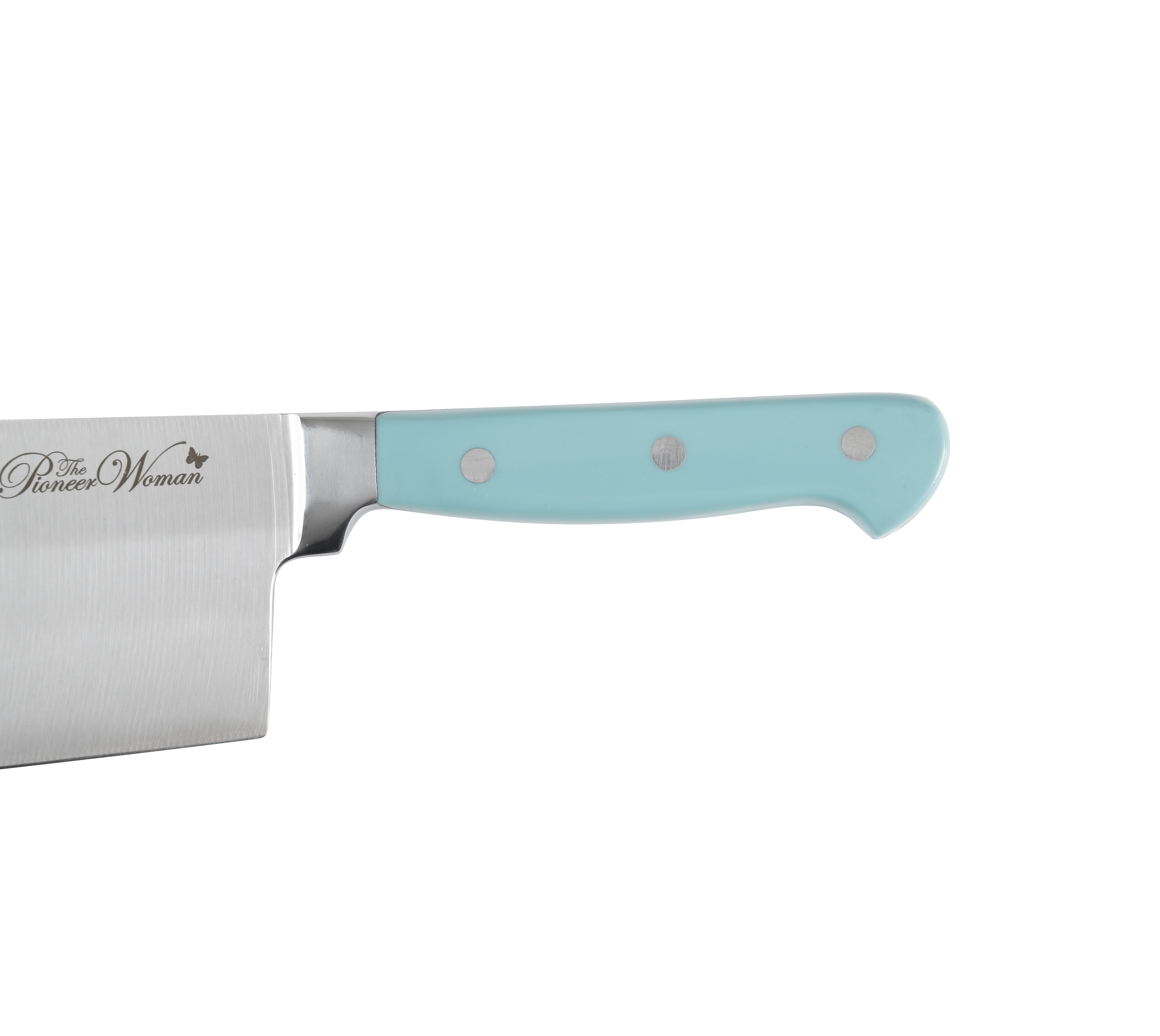 The Pioneer Woman Pioneer Signature 7 inch Stainless Steel Cleaver Knife,  Red - Yahoo Shopping