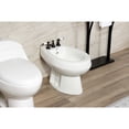 thumbnail image 3 of Kingston Brass KB325PL Victorian Three-Handle Bidet Faucet with Brass Pop-Up, Oil Rubbed Bronze, 3 of 6
