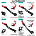 thumbnail image 4 of Motorcycle CNC Shifter Shift Pedal Rear Foot Brake Pedal Lever For Honda CRF250R CRF450R CRF450RX CRF250RX CRF 250 450 R RX, 4 of 7