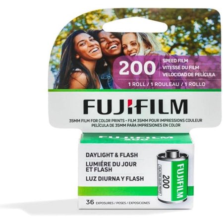 Fujifilm Fujicolor 200 Color Negative Film (35mm Roll Film, 36 Exposures)(Pack of 1)