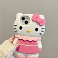 thumbnail image 5 of Original Sanrio 3D stereoscopic Hello Kitty cases for iPhone 15 14 13 12 11 pro Max Plus cartoon soft shockproof back cover Y2K, 5 of 8