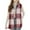Red, variant on Makaor Vest for Boys Girls Kids Toddler Hooded Jacket Plaid Button Sleeveless Coat Fall Winter Outerwear with Pockets