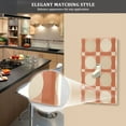 thumbnail image 5 of Yayeee Blank Wall Plate Cover 1-Gang 4.5"x2.7" Home Unused Decorative Outlet, Beige Geometric, 5 of 7