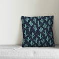 thumbnail image 2 of Creative Products Teal and Navy Cactus 20x20 Spun Poly Pillow, 2 of 2