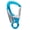 Sky Blue, Silver, variant on Riousery 35KN Heavy Duty Climbing Carabiner Clip, D-Shaped Screw Lock Device for Rock Climbing, Mountaineering and Rappelling, Aviation Aluminum - Sapphire Blue and Silver