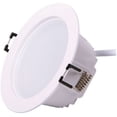 thumbnail image 1 of PinesC 7W LED Recessed Spotlight, IP44 Waterproof LED Ceiling Light, Downlight Ceiling Spotlight, Non Dimmable Round Ceiling Light for Bathroom, Kitchen, Pack of 3 (Positive White Light 6500k), 1 of 5