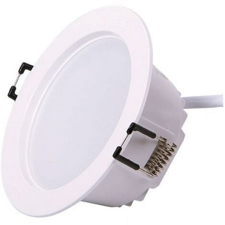 

7W LED Recessed Spotlight IP44 Waterproof LED Ceiling Light Downlight Ceiling Spotlight Non-Dimmable Round Ceiling Light for Bathroom Kitchen Set of 3（Positive White Light 6500k）