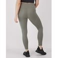 thumbnail image 6 of Hanes Moves Leak Protection 7/8 Leggings, 25" Cool Grey M Women's, 6 of 10