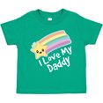 thumbnail image 3 of Inktastic I Love My Daddy Boys Girls Star Rainbow Boys or Girls Toddler T-Shirt, 3 of 5