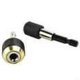 thumbnail image 3 of 2pcs Hex Shank 60mm Keyless Drill Chuck Driver Quick Change Convertor Adapter, 3 of 5
