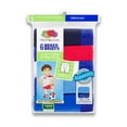 thumbnail image 2 of Fruit of the Loom Toddler Boy Cotton Stretch Boxer Briefs, 6 Pack, Sizes 2T-5T, 2 of 7