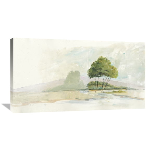 Global Gallery Avery Tillmon 'Lake Front II' Canvas Wall Art