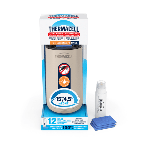 Thermacell Fuel-ZoneGuard Base Fuel Powered Mosquito Repeller with 12-Hr Refill