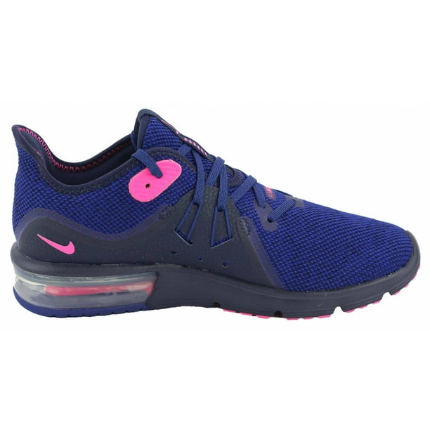 Tenis Dama Nike Air Max Sequent 23.5 cm Morado Negro
