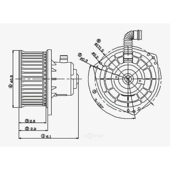 HVAC Blower Motor