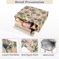 thumbnail image 3 of FORMRS Womens Corduroy Tote Bag Crossbody Shoulder Purse Handbag with Detachable Strap, Pink Palm Trees, 3 of 7