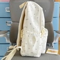 thumbnail image 6 of Weebloom Large School Backpack For Kids Girls Cute Heart Print Daily Large Capacity Backpack Bookbag Middle High School College White, 6 of 9