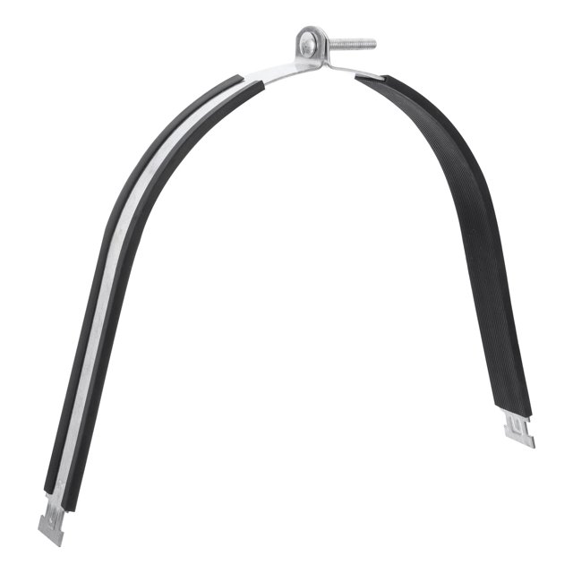 Unique Bargains Rubber Cushion Strut Clamp Rigid Steel Pipe Clamp Fit for 10-3/4' Tube and Pipe