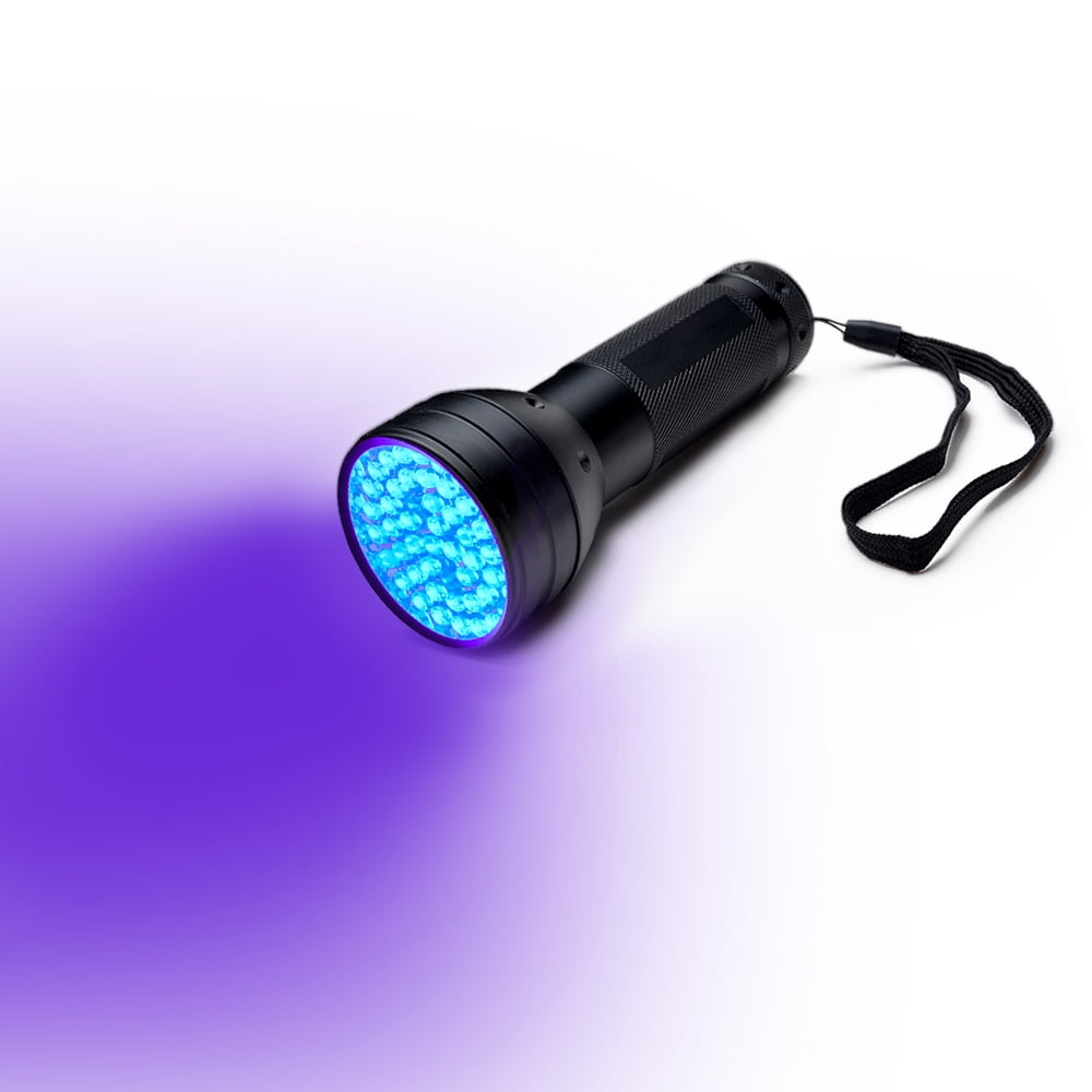 51LED UV Torch 395nm Ultraviolet Flashlight Blacklight Pet Urine Stain Detector 