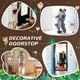 thumbnail image 3 of Tope de puerta para mascotas, juguete para perro, decoración encantadora, lindo animal, tope de puerta de seguridad, estilo cuña para el hogar y la oficina (marrón - Shiba Inu) Sincero Electrónica, 3 of 5