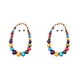 thumbnail image 3 of Qarigey Collar de cuentas de , joyería colorida, único exagerado para mujeres, collares, colgantes, amuleto que combina con cadenas bonitas, Vistoso 2Conjunto, 3 of 6